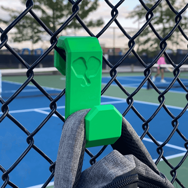 Backpack Racket Bag - Tennis Fence Hooks Heavy Duty Sports