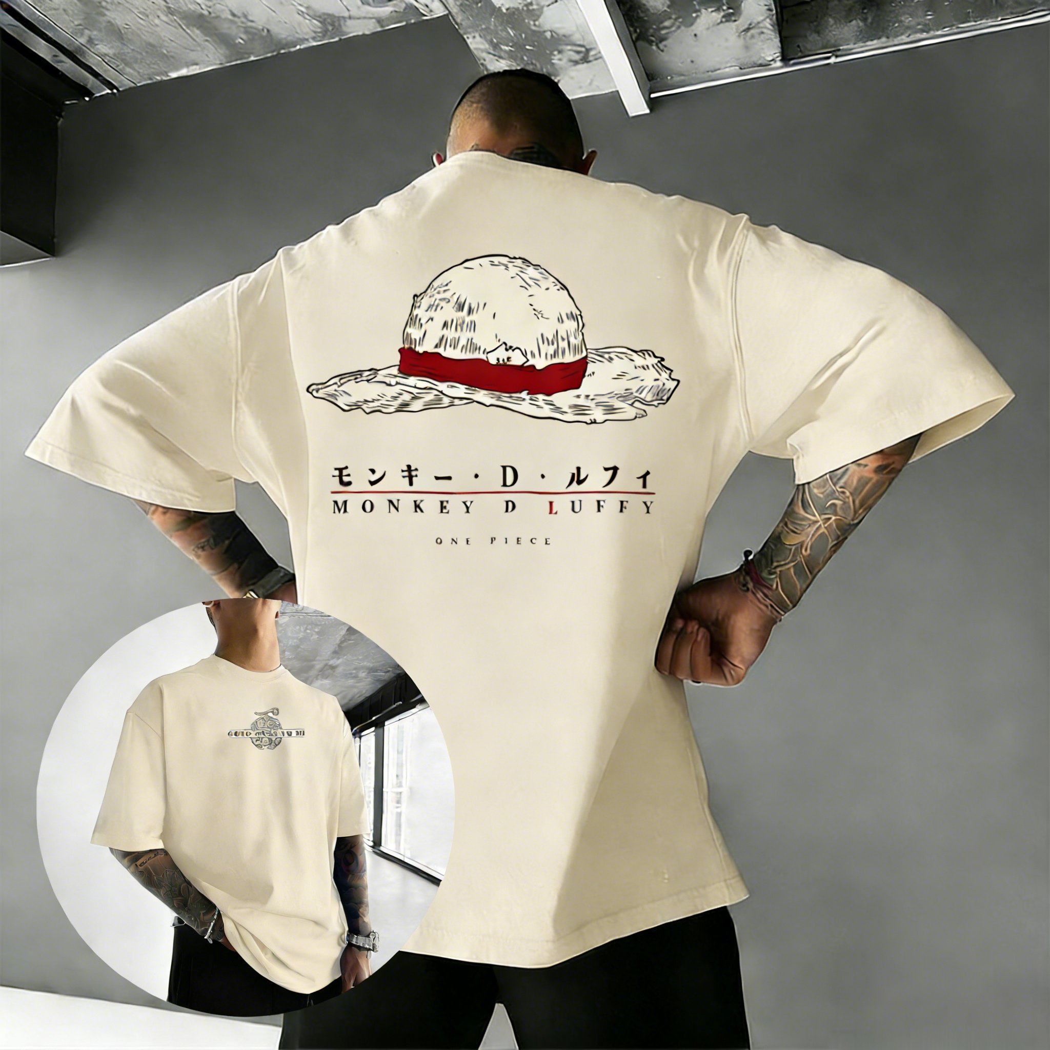 Badminton Anime - One Piece Anime Luffy T Shirt