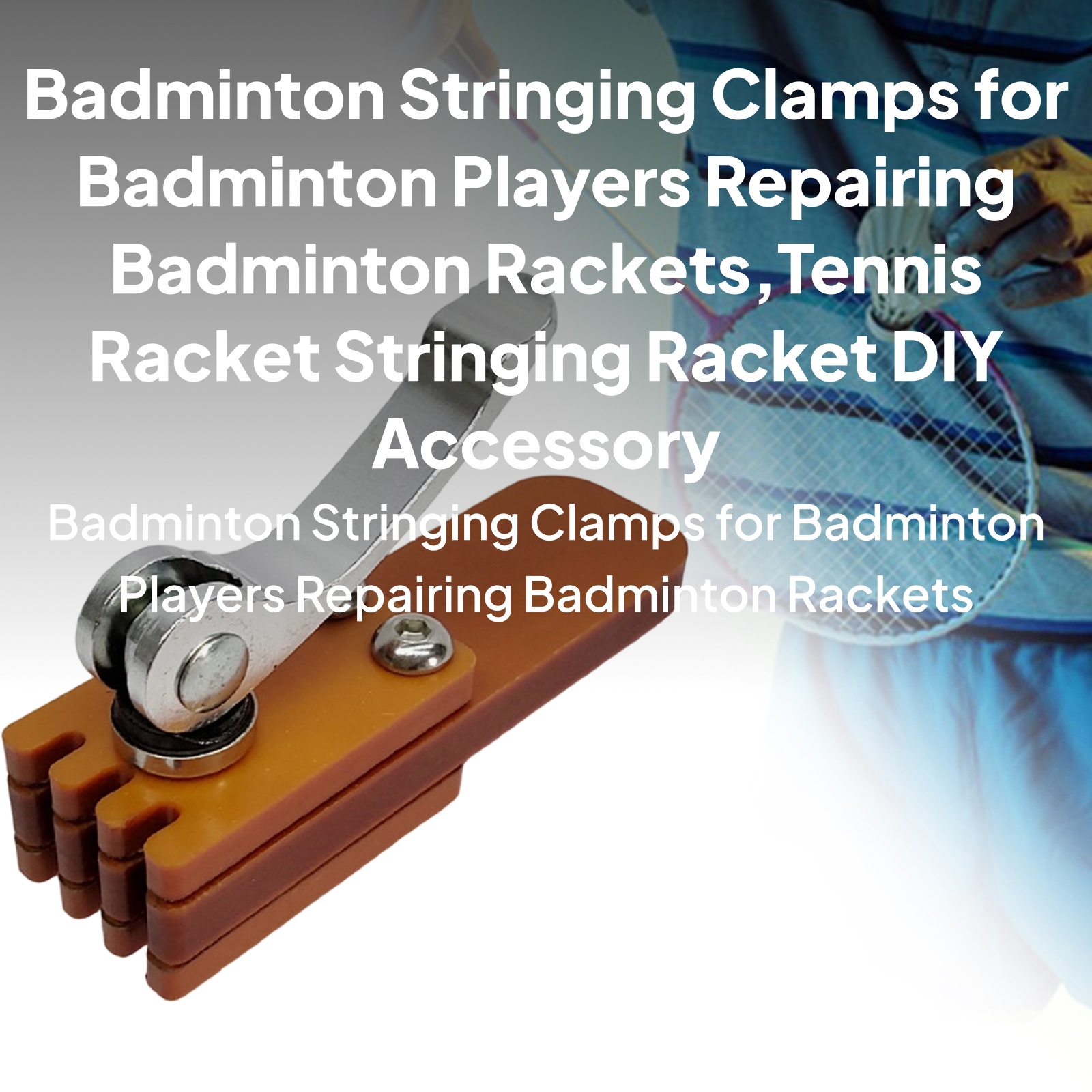 Badminton Field - Badminton Stringing Clamps for Badminton Players