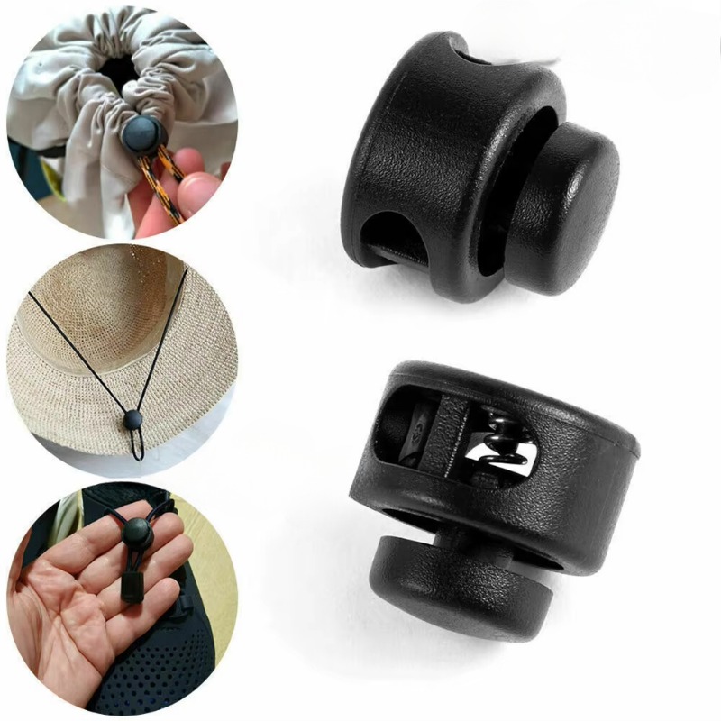 String Tension Clip - 10pcs Spring Cord Lock Stopper Rope