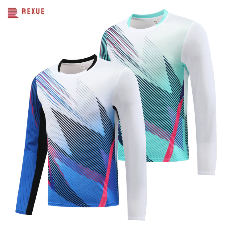 Badminton Lovers - Long Sleeve Badminton Shirt Unisex Table