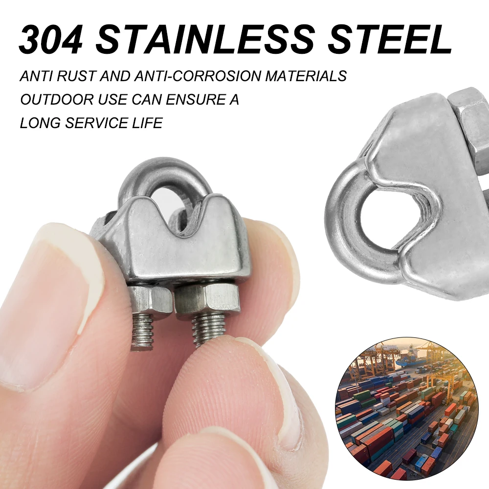 12Pcs U Type M3 Cable Clamps 3 - String Tension Clip 评论和价格