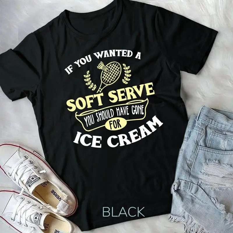 Badminton Shirt Joke Soft Serv - Badminton Quotes Short 评论和价格