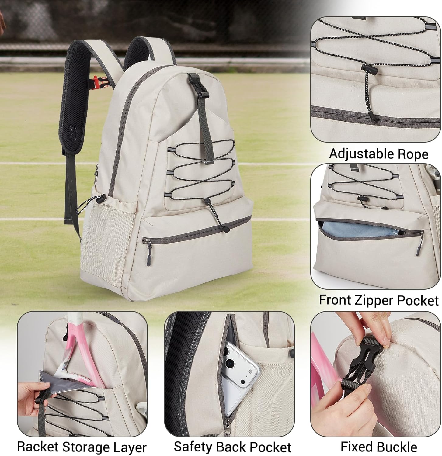 Garvee 2 Racket Pickleball Bag - Backpack Racket Bag 评论和价格