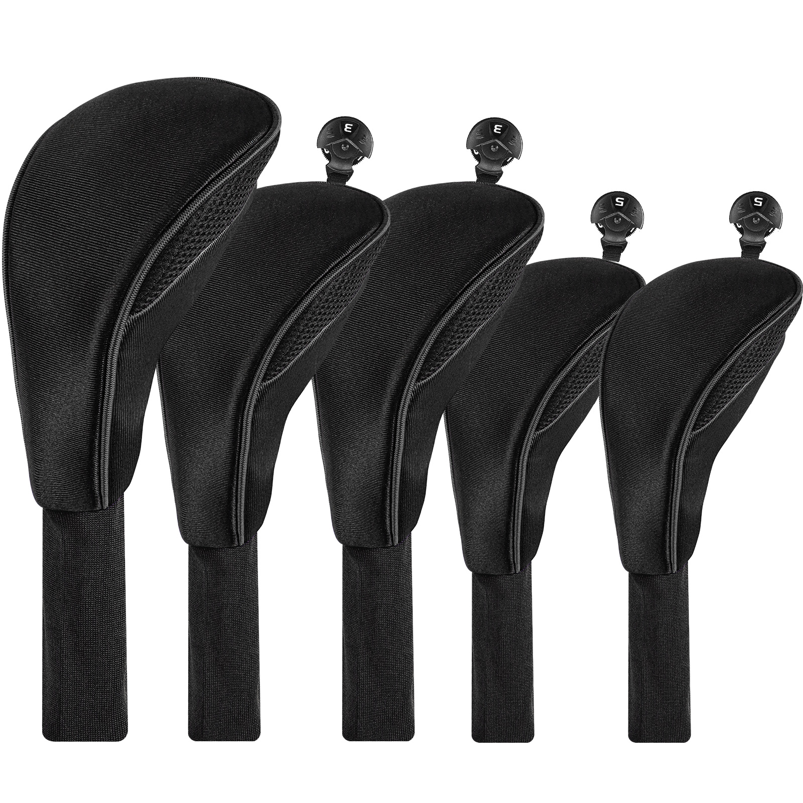 5pcs Golf Club Head Covers for - Badminton Club 评论和价格