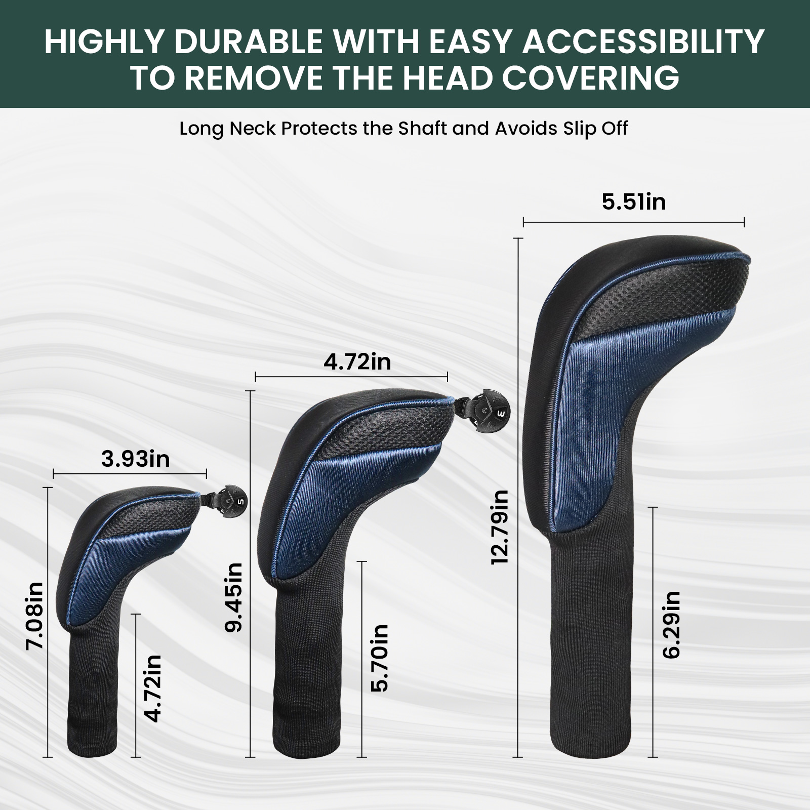 5pcs Golf Club Head Covers for - Badminton Club 评论和价格