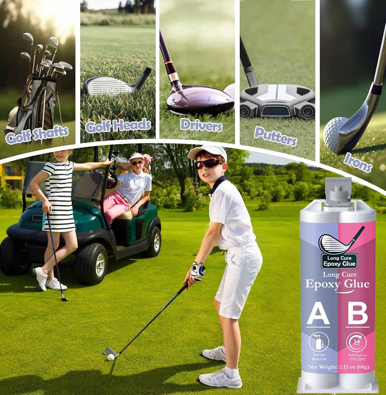 Long Cure Epoxy Glue for Golf  - Badminton Club 评论和价格