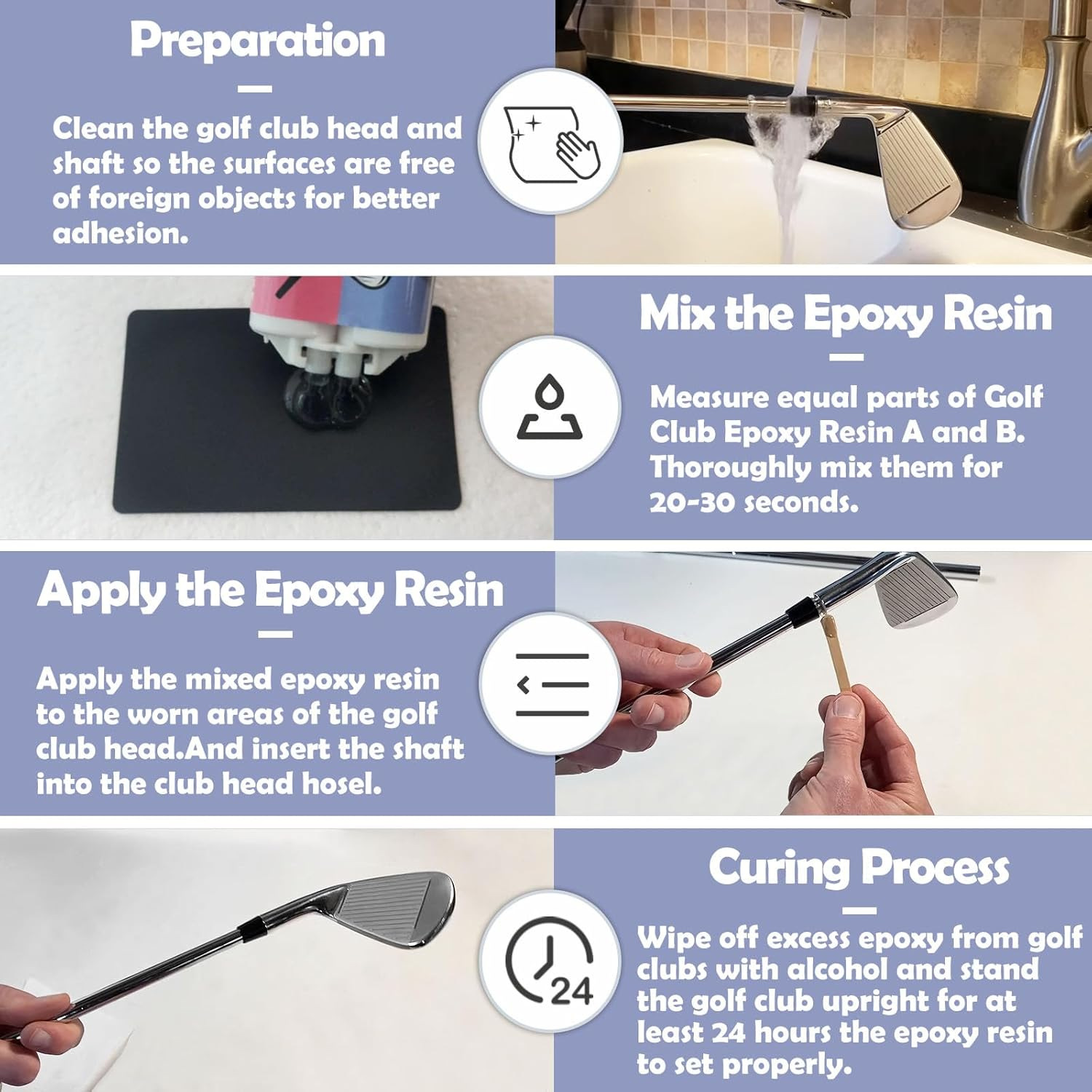 Long Cure Epoxy Glue for Golf  - Badminton Club 评论和价格