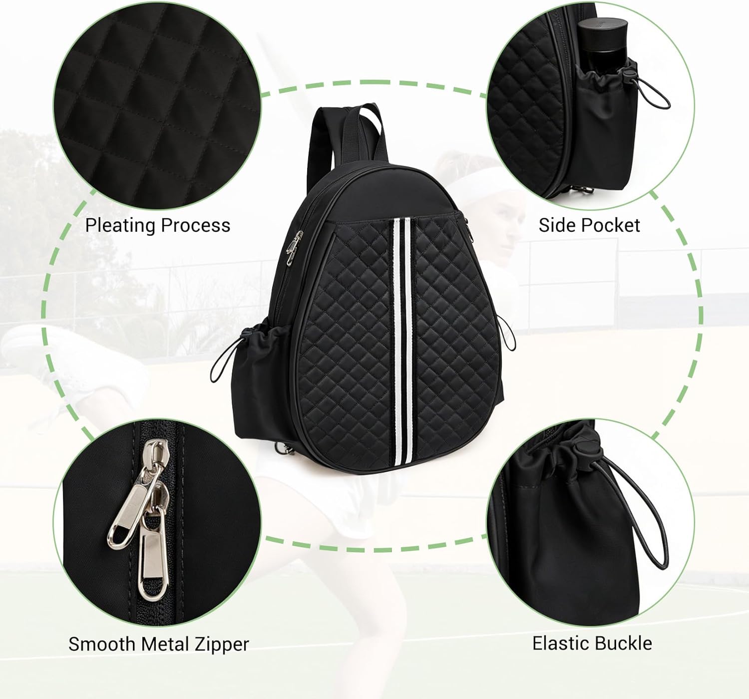 Garvee for Tennis Pickleball B - Backpack Racket Bag 评论和价格