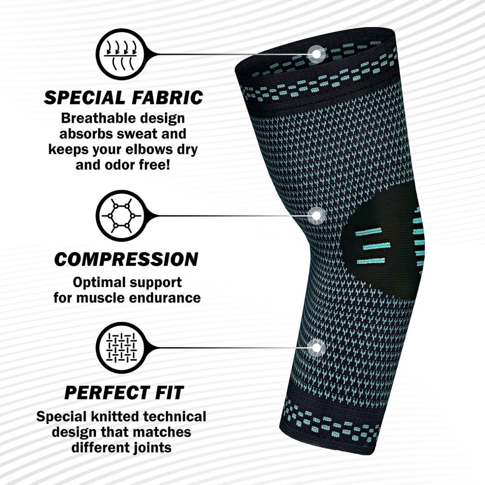 1PCS Elastic Elbow Brace Arm S - Knee Brace Badminton 评论和价格