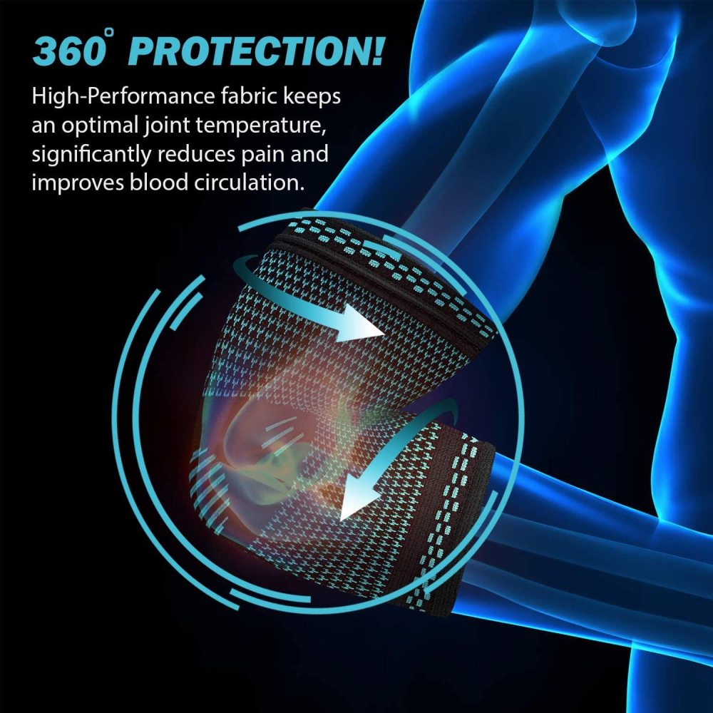1PCS Elastic Elbow Brace Arm S - Knee Brace Badminton 评论和价格