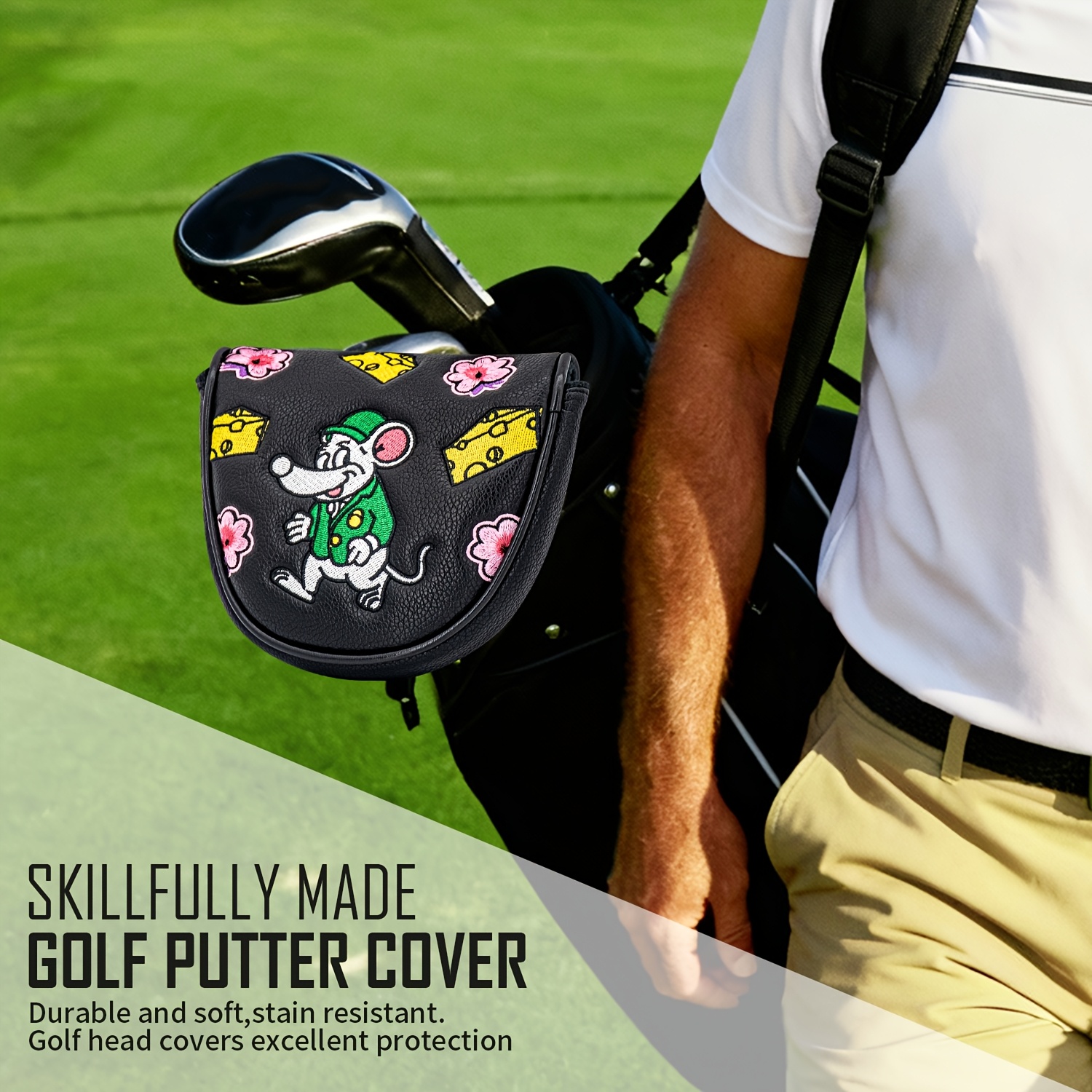 1pc Mouse Cheese Design Golf C - Badminton Club 评论和价格