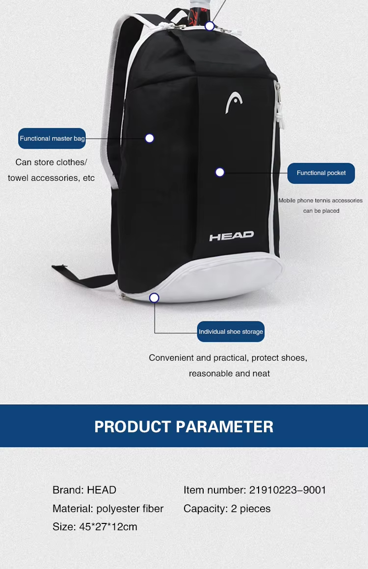 HEAD Tennis Racket Bag Large C - Badminton Field 评论和价格