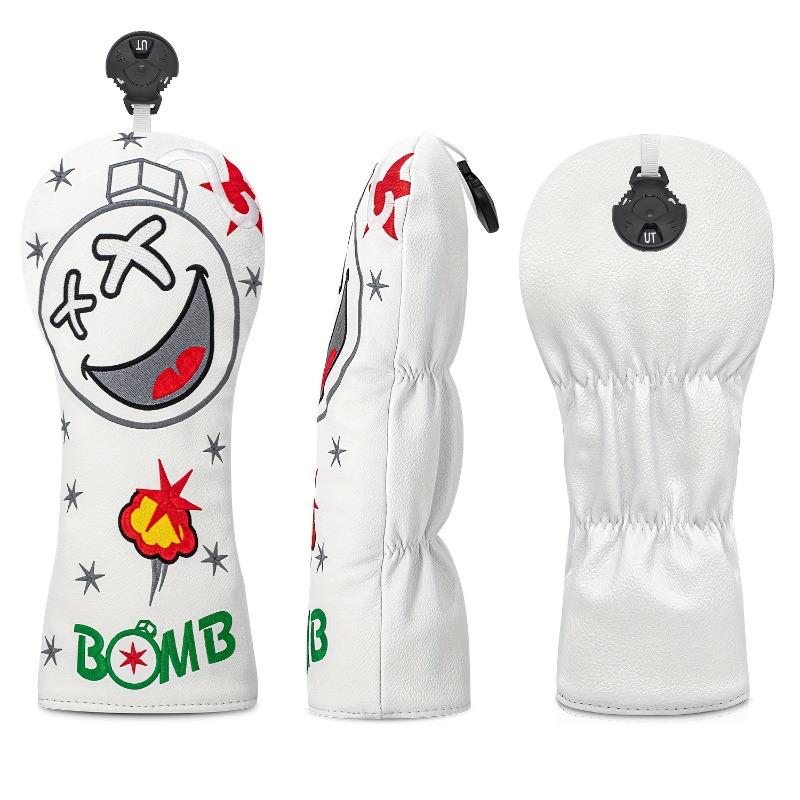 Golf Club Head Cover - White,  - Badminton Club 评论和价格