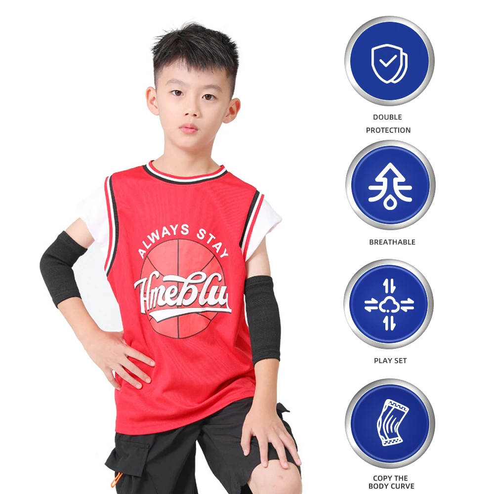 1Pair Kids Elbow Brace Bamboo  - Knee Brace Badminton 评论和价格