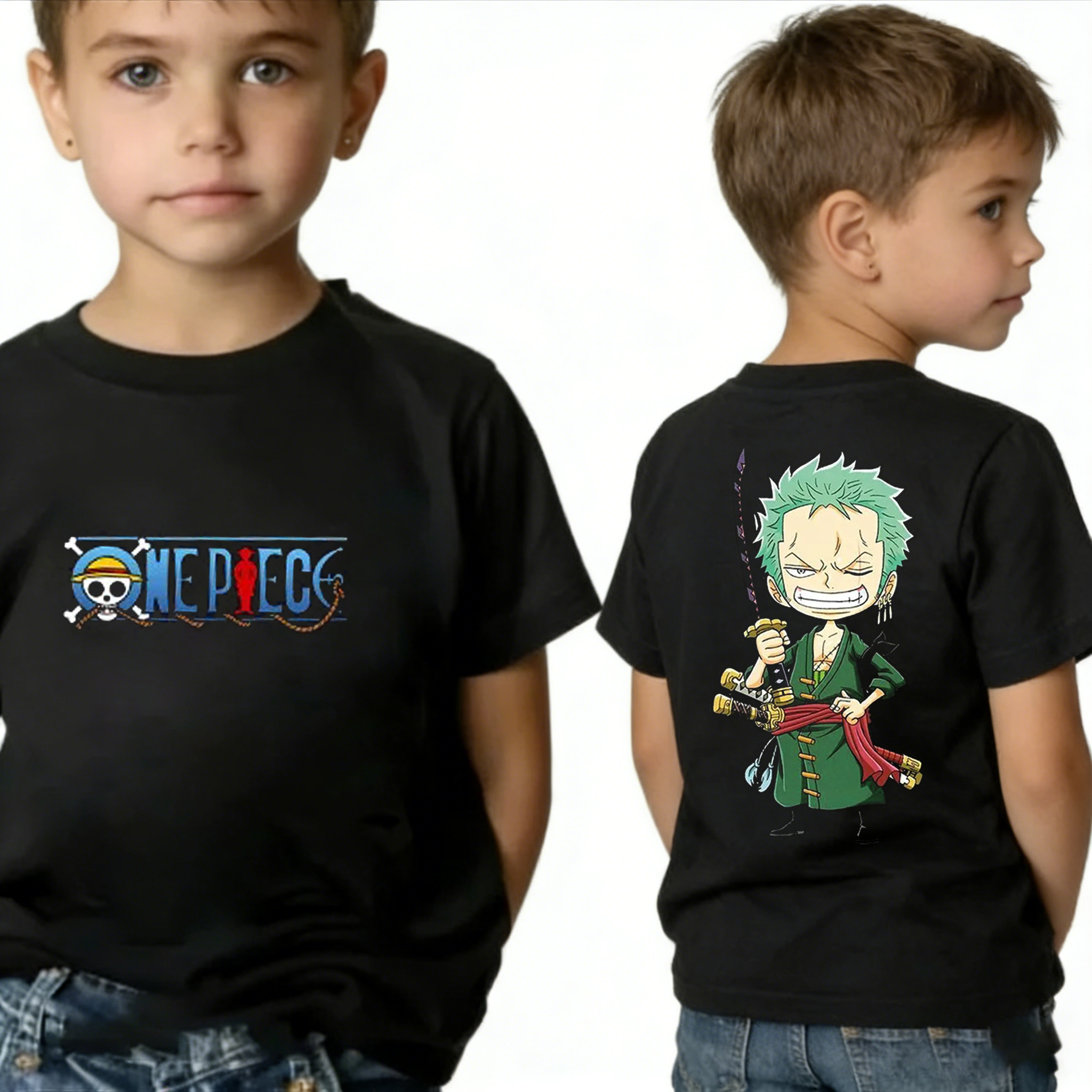 One Piece Boy's Girl's T Shirt - Badminton Anime 评论和价格