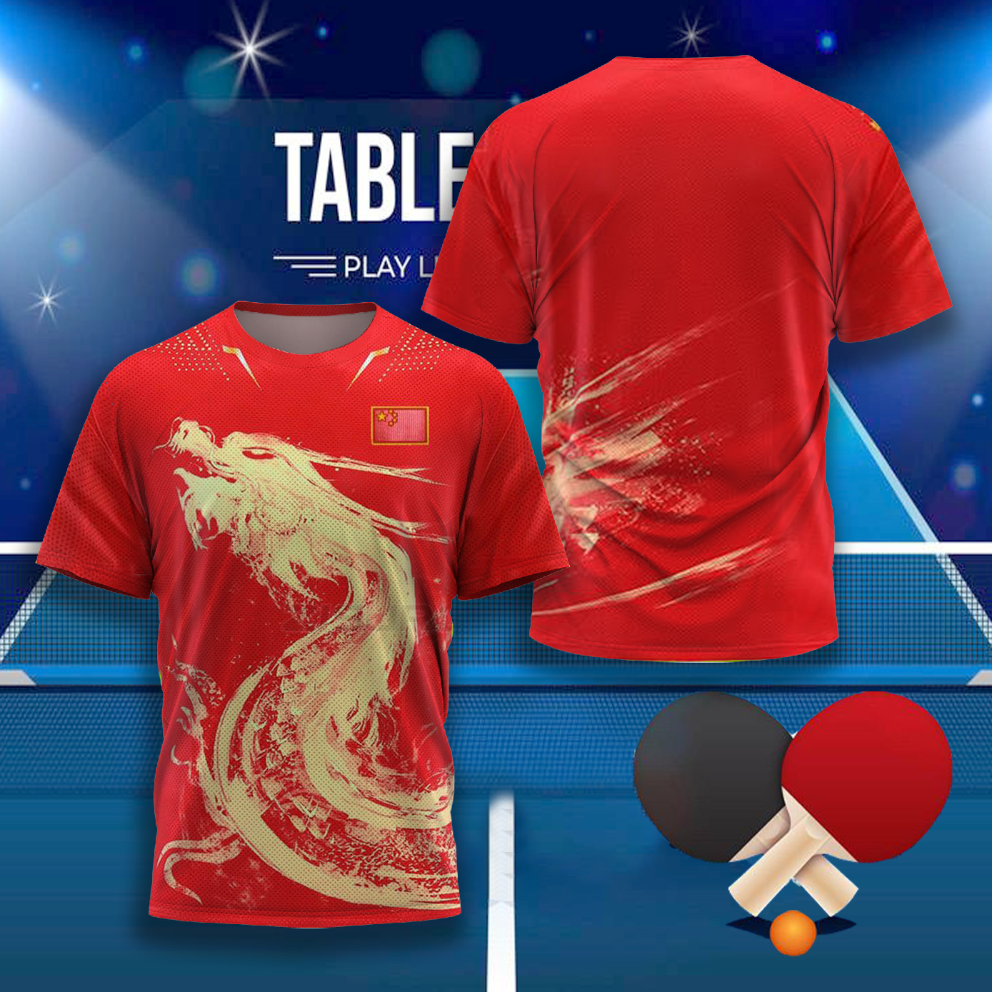 CHINA Dragon Table Tennis Grap - Badminton Lovers 评论和价格