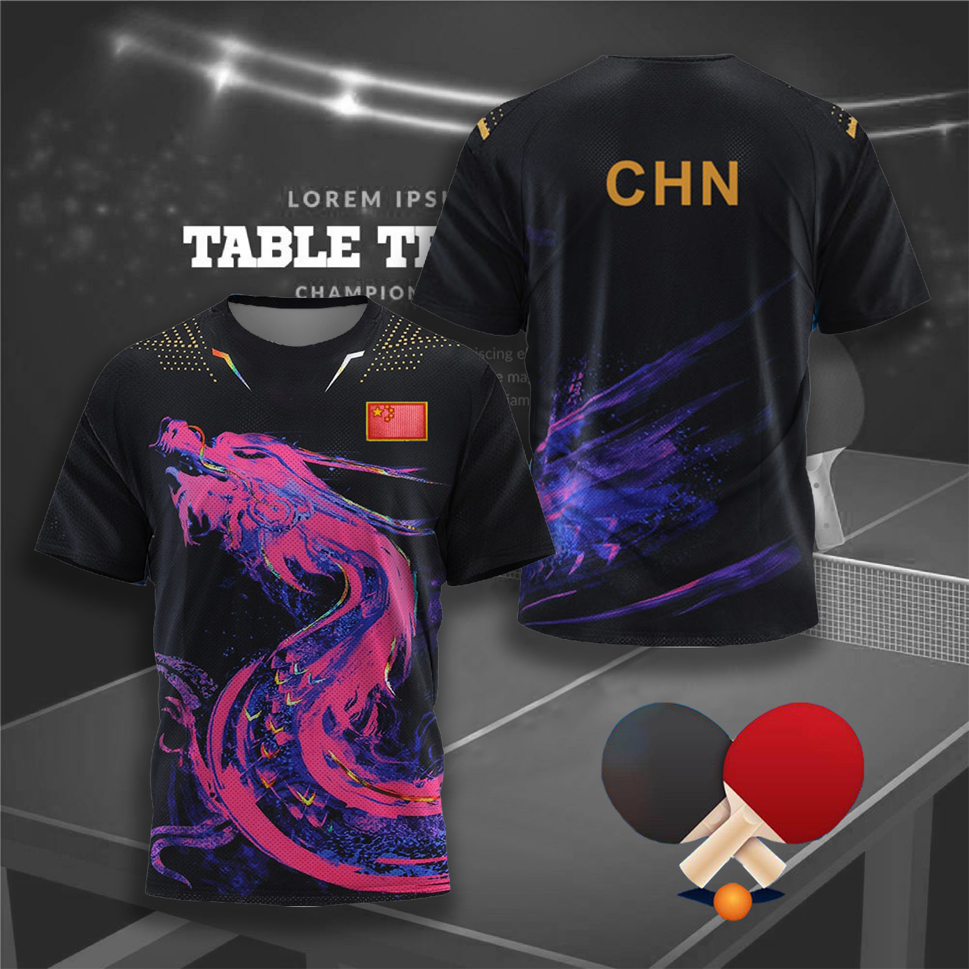 CHINA Dragon Table Tennis Grap - Badminton Lovers 评论和价格