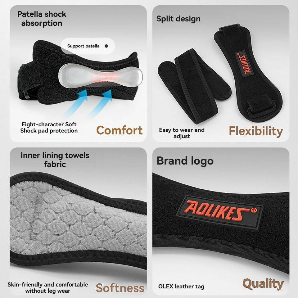 AOLIKES 1PCS Sports Patella Br - Knee Brace Badminton 评论和价格