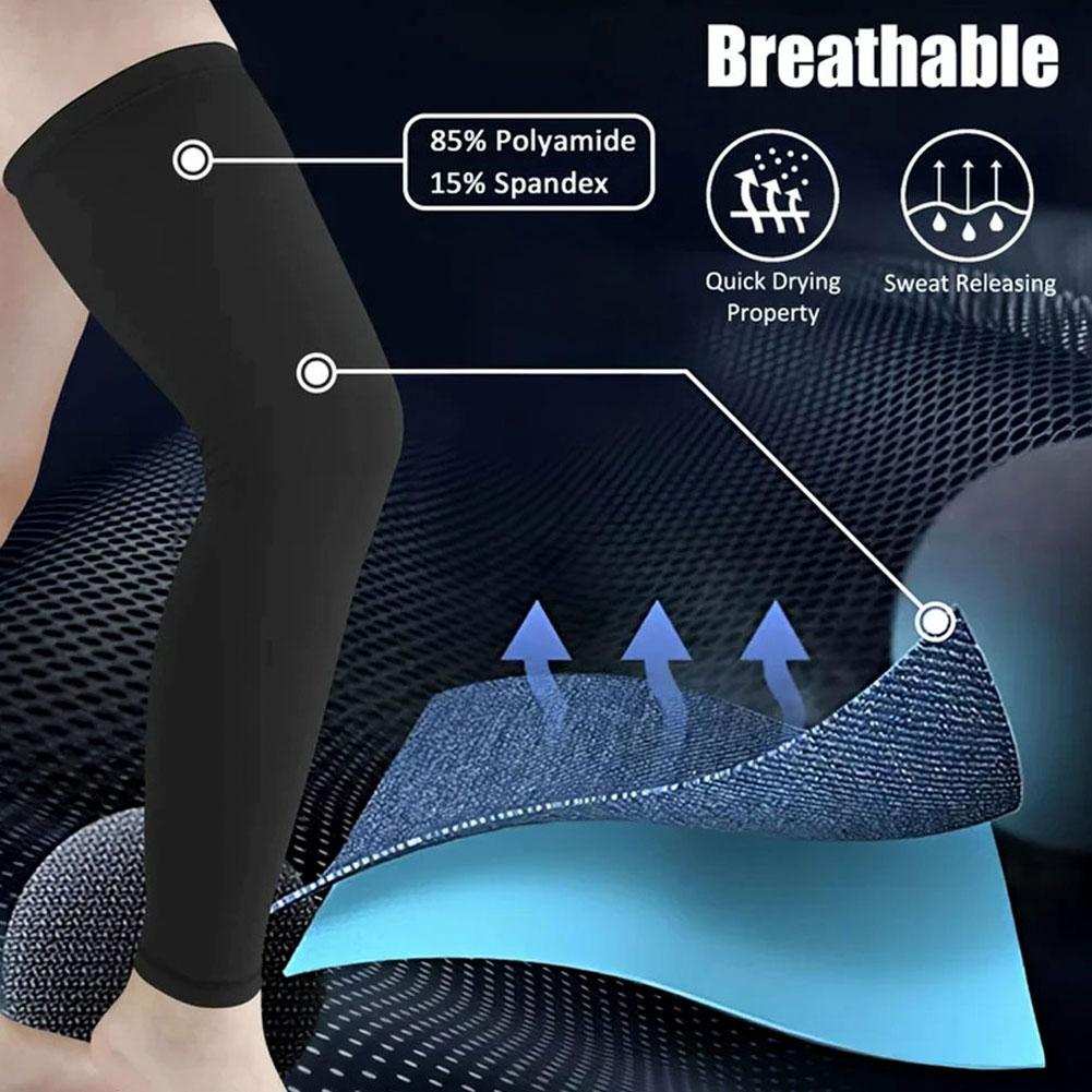 Sun Protection Leg Covers Leg  - Knee Brace Badminton 评论和价格