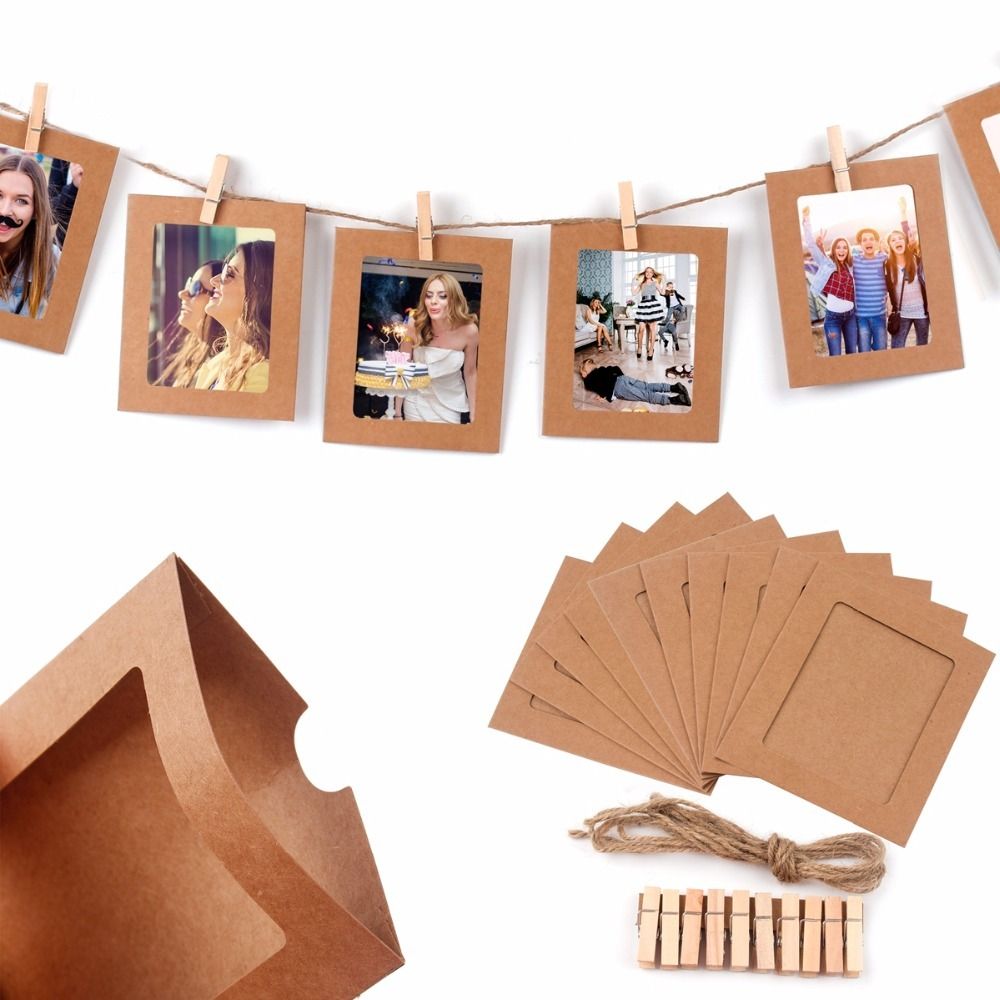 10Pcs DIY Craft Paper Photo Fr - String Tension Clip 评论和价格