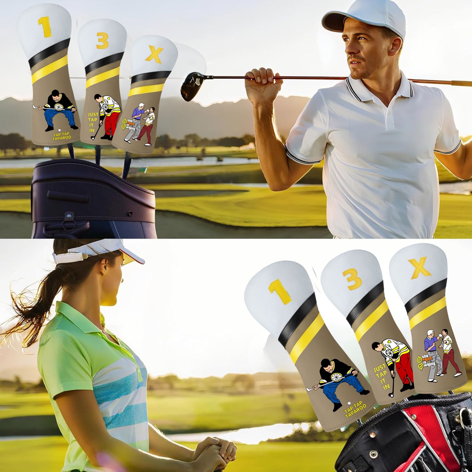 Funny Happy Gilmore Golf Club  - Badminton Club 评论和价格