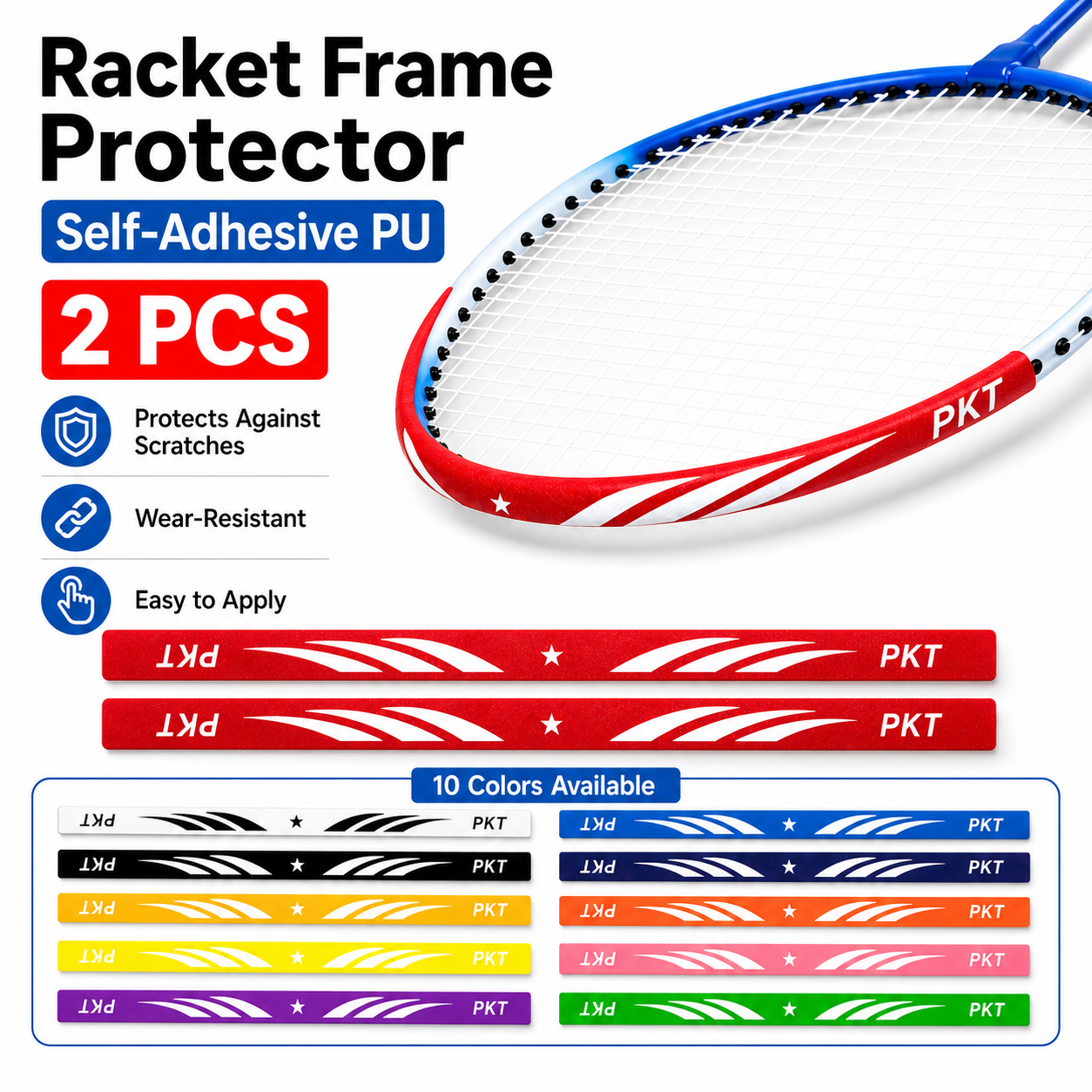 2Pcs Badminton Racket Frame Pr - Badminton Field 评论和价格