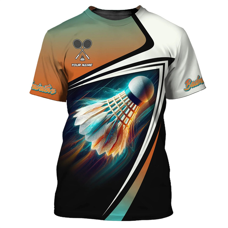 Badminton Sport T-shirt Men's  - Badminton Anime 评论和价格