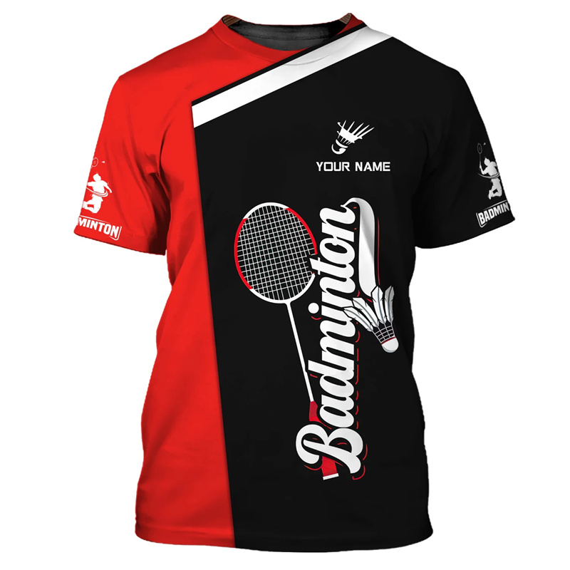 Badminton Sport T-shirt Men's  - Badminton Anime 评论和价格